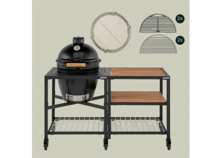 The Onyx Barbecue à Charbon Large 46 cm Outdoor Kitchen Pack 14 pcs  - Big Green Egg