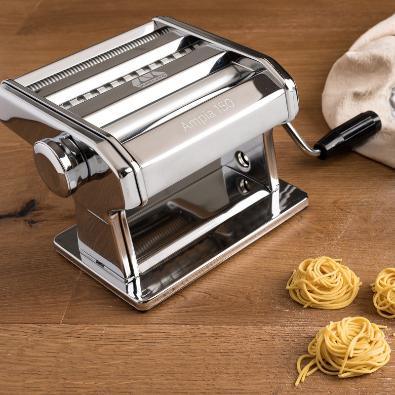 Ampia 150 Classic Machine à Pâtes Manuelle Italienne Chrome Brillant  - Marcato
