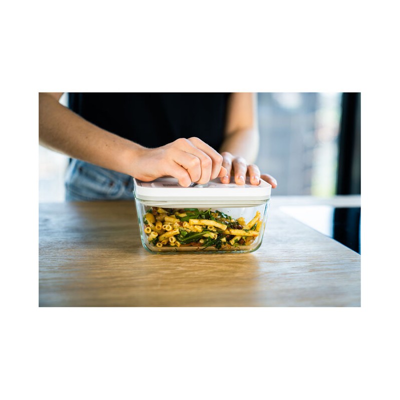 Fresh&Save Vacuümbak van transparant glas met deksel M 0,9 L  - Zwilling