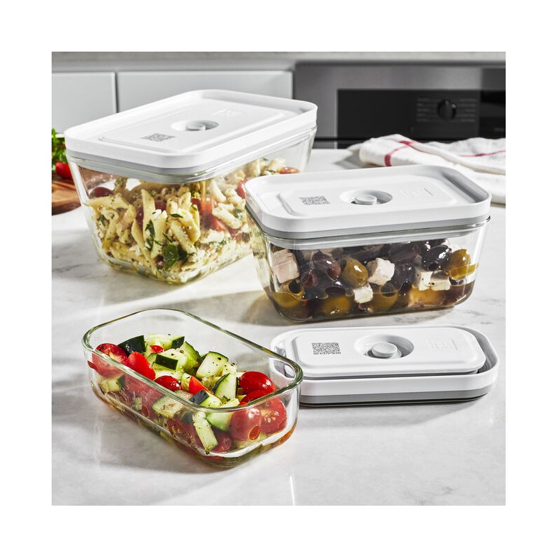 Fresh&Save Boite Sous-Vide en Verre Transparent avec Couvercle S 0,35L  - Zwilling