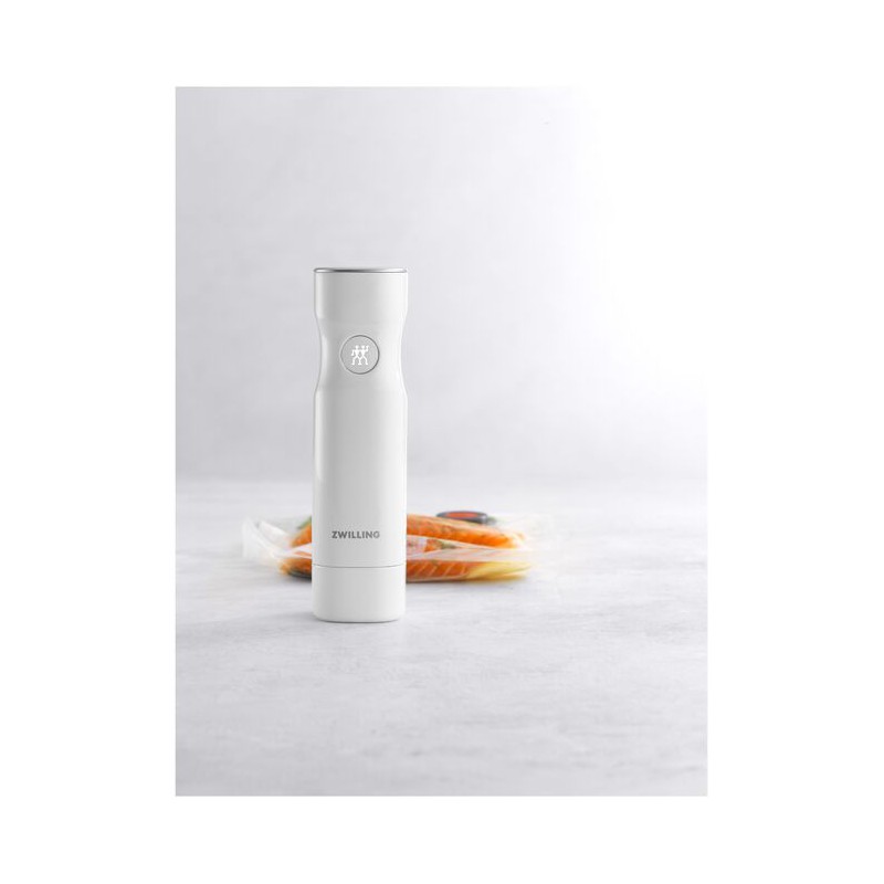 Fresh & Save Oplaadbare vacuümpomp voor levensmiddelen, wit, 19 cm  - Zwilling