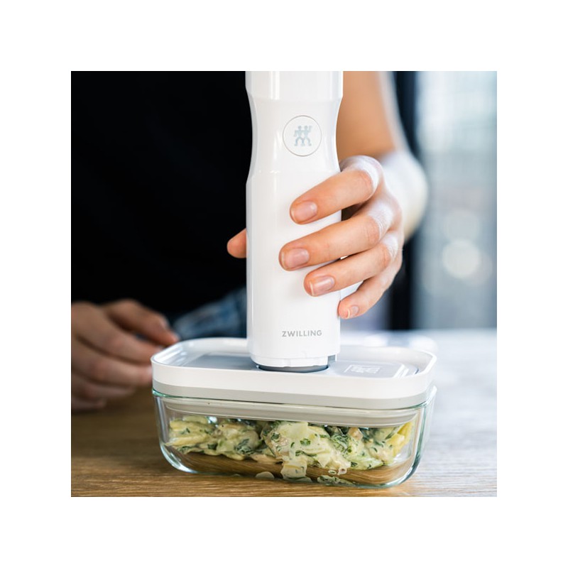 Fresh & Save Pompe Alimentaire Sous-Vide Rechargeable Blanc 19cm  - Zwilling