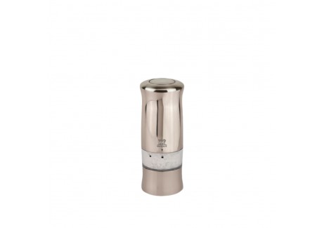 Zeli Moulin à Sel Électrique 14 cm Effet Inox Brossé Zirlion  - Peugeot
