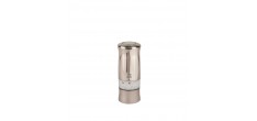 Zeli Moulin à Sel Électrique 14 cm Effet Inox Brossé Zirlion 