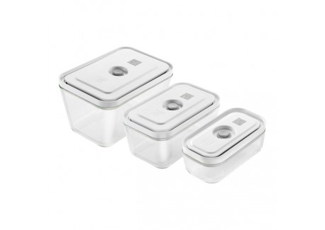 Fresh & Save Set de 3 Boites Sous-Vide En Verre Transparent S/M/L  - Zwilling