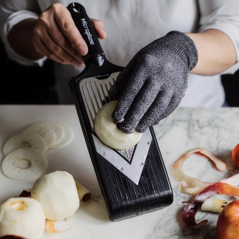 Gant de Protection Anti-Coupure de Cuisine Pour Mandoline Gris  - Microplane