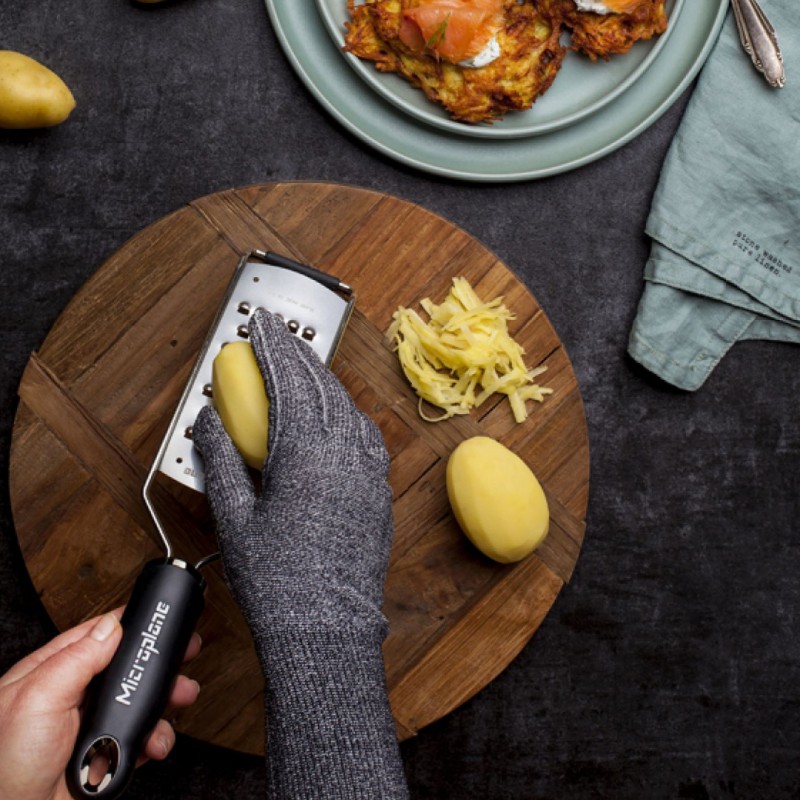 Gant de Protection Anti-Coupure de Cuisine Pour Mandoline Gris  - Microplane