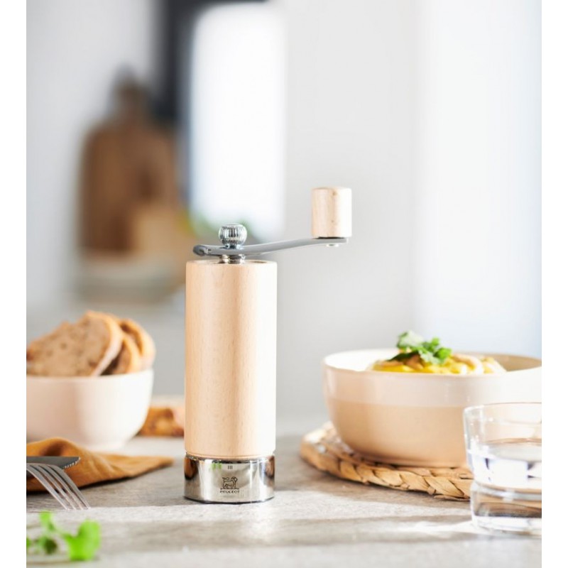 Isen Moulin à Sel Bois Naturel et Inox 18 cm U'Select Zirlion - Peugeot