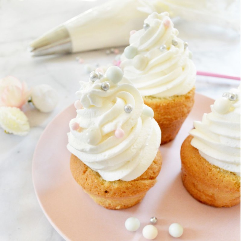 Décors Sucrés pour Gâteaux Perles Bubbles Pastel et Argenté 70 g - Scrapcooking