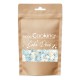 Décors Sucrés pour Gâteaux Flocons Blanc et Bleu Pastel 50 g - Scrapcooking