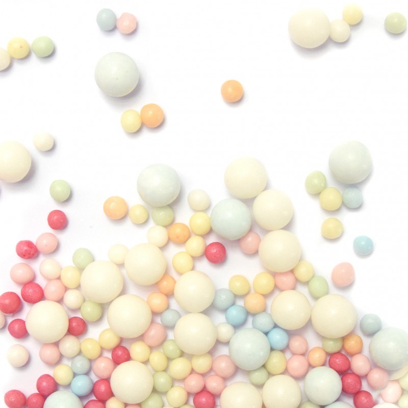 Décors Sucrés pour Gâteaux Perles Bubbles Multicolores 70 g - Scrapcooking