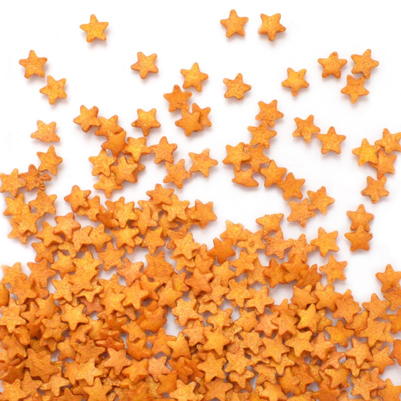 Décors Sucrés pour Gâteaux Minis Etoiles Or 55 g - Scrapcooking
