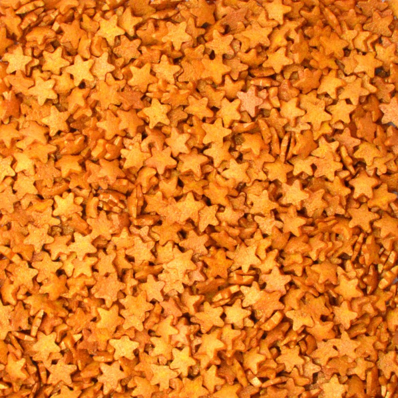 Zoete Taartdecoraties Mini Gouden Sterretjes 55 g - Scrapcooking