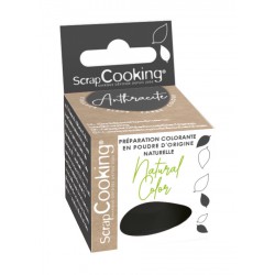 Colorant Naturel en Poudre Noir Anthracite 3 g