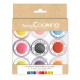 Set 9 Mini Colorants Alimentaires en Poudre Couleurs Variées - Scrapcooking