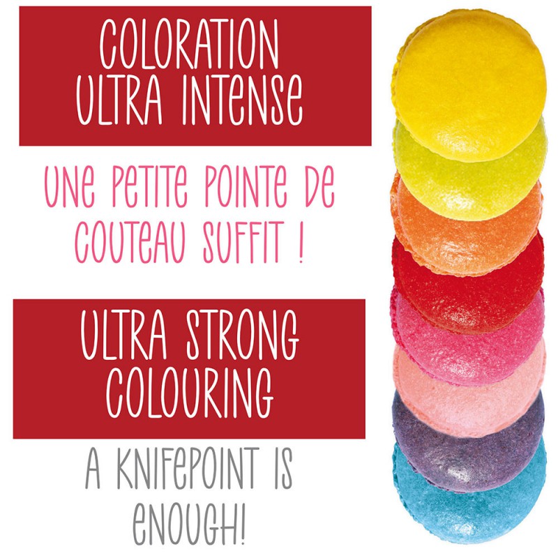 Set 9 Mini Colorants Alimentaires en Poudre Couleurs Variées - Scrapcooking