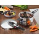 Siena Cocotte minute Inox Brillant Avec Panier Vapeur 22 cm 5L  - Kuchenprofi
