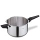 Siena Cocotte minute Inox Brillant Avec Panier Vapeur 22 cm 5L  - Kuchenprofi