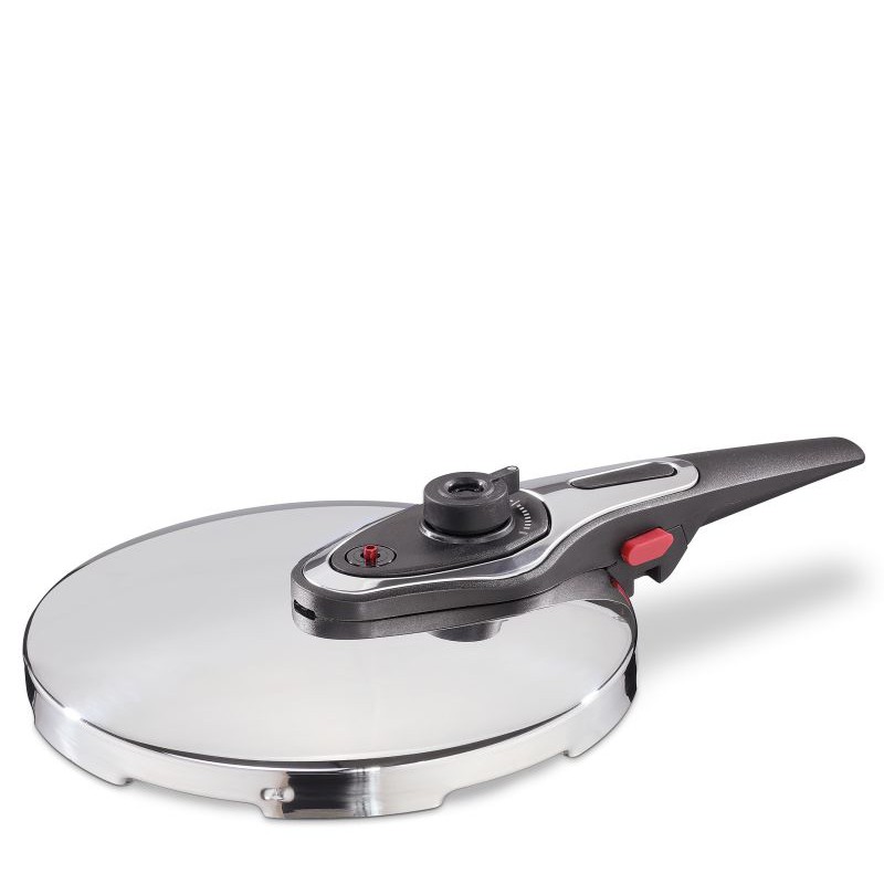Siena Cocotte minute Inox Brillant Avec Panier Vapeur 22 cm 5L  - Kuchenprofi