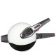 Siena Cocotte minute Inox Brillant Avec Panier Vapeur 22 cm 5L  - Kuchenprofi