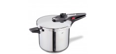 Siena Snelkookpan Glanzend RVS met Stoommandje 22 cm 7L 
