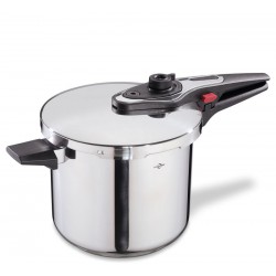 Siena Cocotte minute Inox Brillant Avec Panier Vapeur 22 cm 7L  - Kuchenprofi