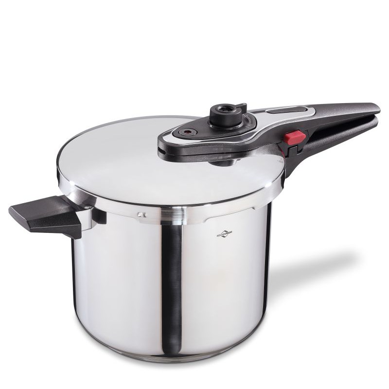 Siena Cocotte minute Inox Brillant Avec Panier Vapeur 22 cm 7L  - Kuchenprofi
