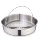 Siena Snelkookpan Glanzend RVS met Stoommandje 22 cm 7L  - Kuchenprofi