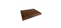 Alain Planche à Découper en Bois Noyer Rectangulaire M 50x38x4 cm 