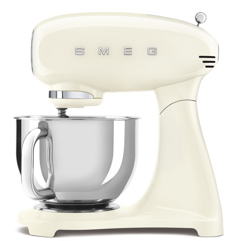 Robot Patissier Sur Socle Blanc 4,8 L Creme SMF05CREU  - Smeg