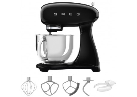 Robot Patissier Sur Socle 4,8 L Noir SMF05BLEU  - Smeg