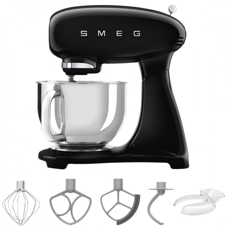 Robot Patissier Sur Socle 4,8 L Noir SMF05BLEU  - Smeg