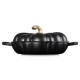 Gietijzeren Cocotte Pompoen 2,5 L Zwart matte Gold (28 cm) - Le Creuset