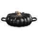 Cocotte Faitout Fonte Citrouille 2,5 L Noir Mat Gold (28 cm)  - Le Creuset