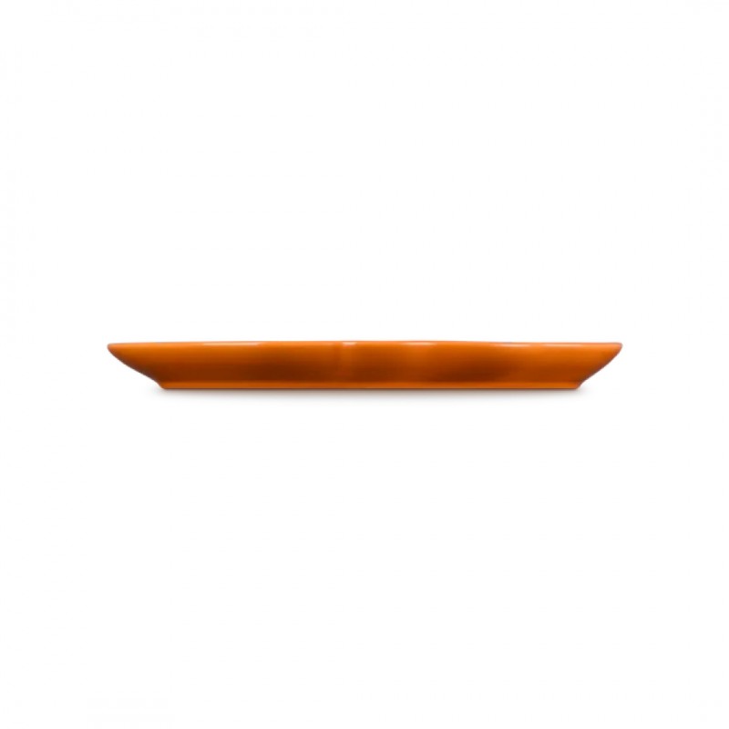 Plat de Service Citrouille en Céramique Émaillé Orange Volcanique 25 cm  - Le Creuset