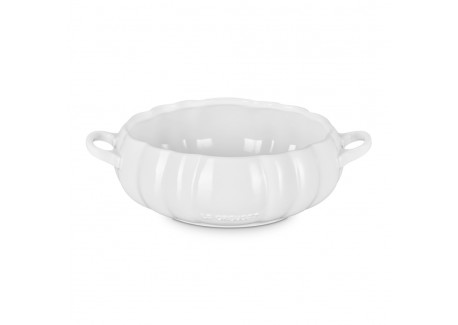 Soupiere Citrouille en Céramique Émaillée Blanc 3L (32cm)  - Le Creuset
