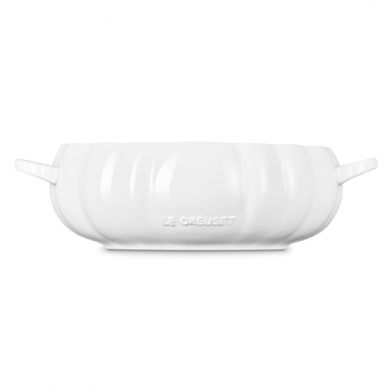 Soupiere Citrouille en Céramique Émaillée Blanc 3L (32cm)  - Le Creuset