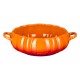 Soupière Citrouille en Céramique Émaillée Orange Volcanique 3L (32cm)  - Le Creuset