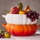 Soupière Citrouille en Céramique Émaillée Orange Volcanique 3L (32cm)  - Le Creuset