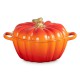 Cocotte Fonte Citrouille 3.7 L Orange Volcanique Gold (24 cm)  - Le Creuset