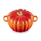 Cocotte Fonte Citrouille 3.7 L Orange Volcanique Gold (24 cm)  - Le Creuset
