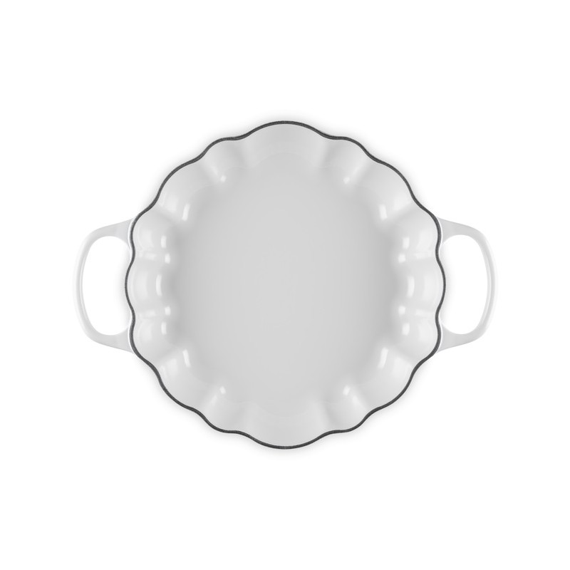 Cocotte Faitout Fonte Citrouille 2,5 L Blanc Gold (28 cm)  - Le Creuset