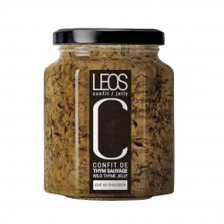 Ambachtelijke confit van wilde tijm van Domaine de Leos natuurlijke gelei 323g - Leos