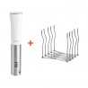 Cuisson Sous-Vide Pack LSDC Enfinigy Thermoplongeur et Rack Inox 20 L Blanc