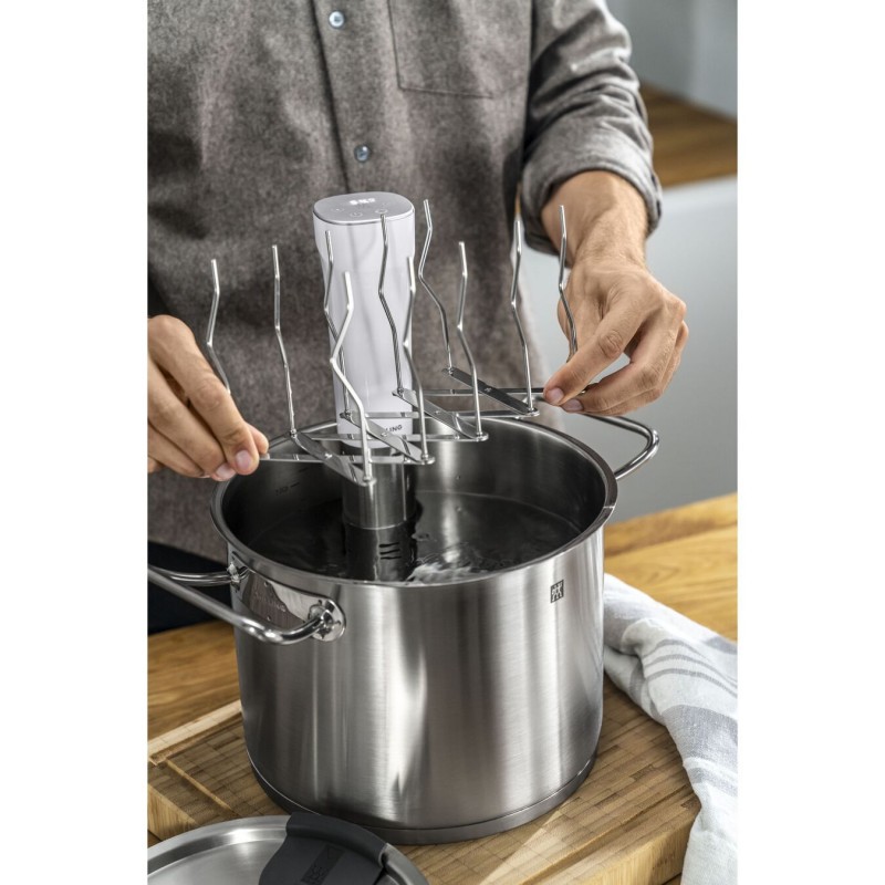 Cuisson Sous-Vide Pack LSDC Enfinigy Thermoplongeur et Rack Inox 20 L Blanc - Zwilling
