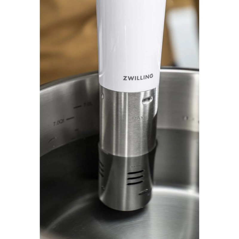 Cuisson Sous-Vide Pack LSDC Enfinigy Thermoplongeur et Rack Inox 20 L Blanc - Zwilling