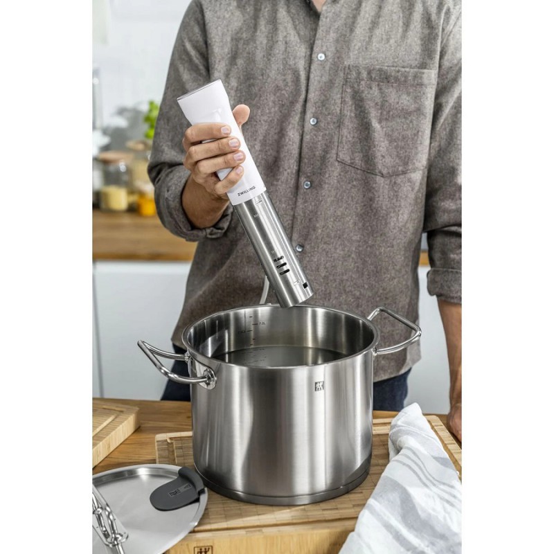 Cuisson Sous-Vide Pack LSDC Enfinigy Thermoplongeur et Rack Inox 20 L Blanc - Zwilling