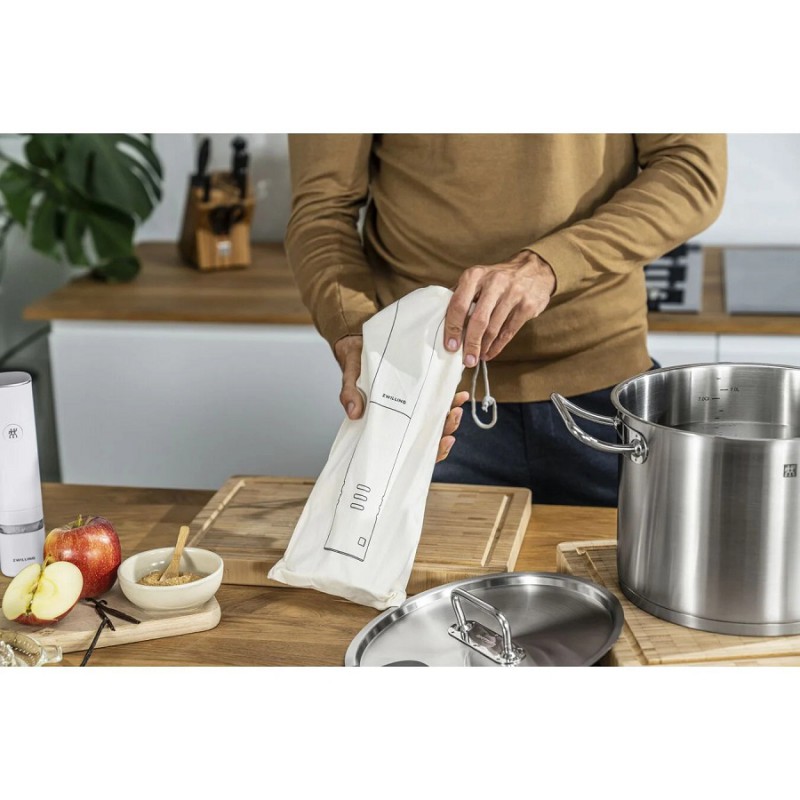 Cuisson Sous-Vide Pack LSDC Enfinigy Thermoplongeur et Rack Inox 20 L Blanc - Zwilling