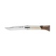 Cîme Couteau N°09 Inox Manche Bois 9 cm  - Opinel