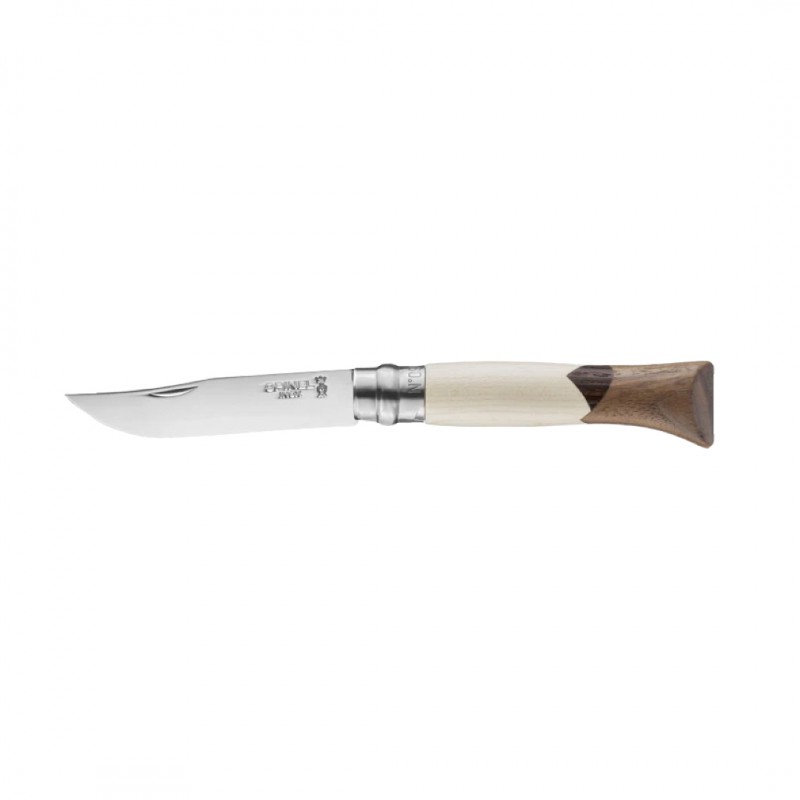 Cîme Couteau N°09 Inox Manche Bois 9 cm  - Opinel